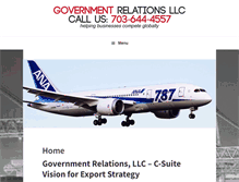 Tablet Screenshot of gov-relations.com